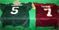 LOT OF 2 NFL SIGNED FOOTBALL JERSEYS TO INCLUDE A