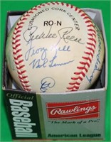 HALL OF FAME SIGNED RAWLINGS NATIONAL LEAGUE