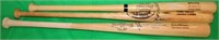 LOT OF 3 HALL OF FAME SIGNED BASEBALL BATS TO