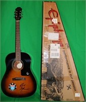 EPIPHONE GUITAR SIGNED BY BOB DYLAN, MINT