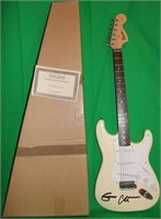 FENDER SQUIER GUITAR SIGNED BY ERIC CLAPTON, MINT