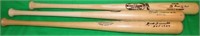 LOT OF 3 HALL OF FAME LOUISVILLE SLUGGER SIGNED