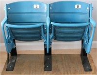 AUTHENTIC YANKEE STADIUM SEATS #5 AND #6 FROM