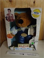 Elvis Teddy Bear - Blue suede shoes