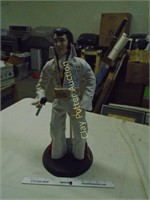 Elvis Presely Porcelain Statue Doll