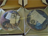 4 Elvis Collectors Plates with COA