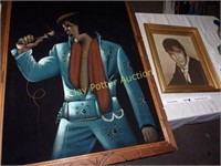 Framed "Velvet Elvis" & Photo Print