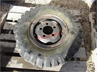 M-37 Wheel with Bad Tire