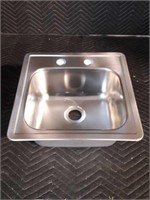 Kindred stainless steel sink. 15" x 15" x  6" w/