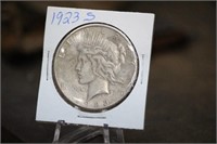 1923-S Peace Silver Dollar 90%