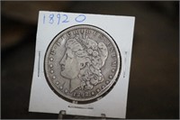 1892-O Morgan Silver Dollar 90%