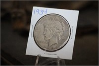 1934 Peace Silver Dollar 90%