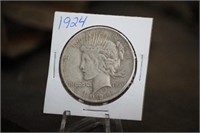 1924 Peace Silver Dollar 90%`