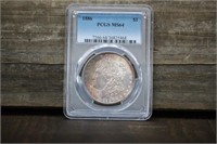 1886 MS64 Toned Morgan Dollar