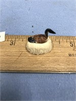 Leonard Savage tiny ivory carving of a Canadian go