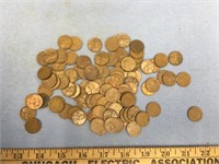 Bag of unsearched wheat pennies         (11)