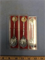 Lot of 3 Fur Rondy collectable spoons         (11)