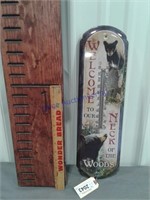 Welcome to our Neck of the Woods thermometer