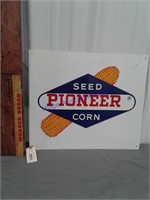 Pioneer Seed Corn tin sign