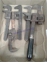 Old pipe wrenches