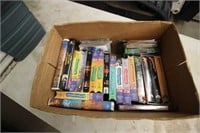 Box of VHS Movies
