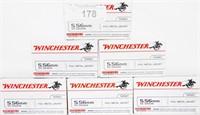 120 Rounds of Winchester 5.56 NATO FMJ Target Ammo