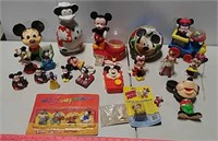 Mickey Mouse collectible toys and others