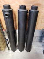 Three Hydraulic Cylinder Housings