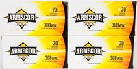 80 rds NEW ARMSCOR .308 win 147 gr FMJ ammo