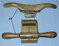 Rams horn scraper & wooden scraper