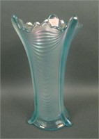 Northwood Ice Blue Drapery Vase