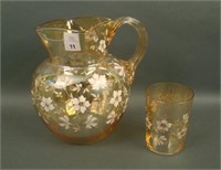 Marigold Iridized Marigold Pitcher & Tumbler