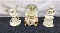 Angel Collection - snow globe, figurine, bell