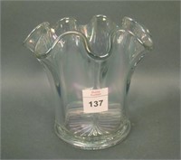 Imperial Clear Interior Optic Squatty Vase