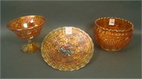 Imperial Three Piece Carnival Glass Lot