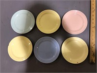 LU-RAY LOT OF 6 DISHES 6-1/2 IN