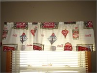 Coca Cola Window Curtains