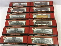Lot of 12 Atlas Model Railroad HO Scale Train Cars