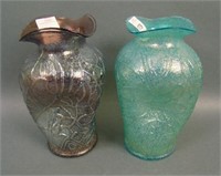 Pair of Dugan Stippled Estate Vases