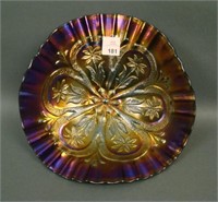 Dugan Purple Flower & Frames Bowl