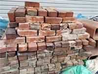 Large Lot of Cinder Blocks and Vintage Bricks