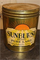 Sunburst Pure Lard Can