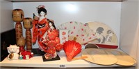 Oriental Figurines, Fans, & more.