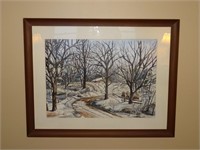 Don Hinrich Country Scene Framed Art