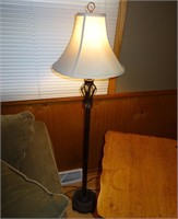 Floor Lamp & Matching Lamp