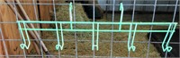 Bridle and tack rack, lime green
