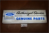 Lighted Ford parts sign