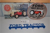 3 Ford reproduction signs