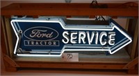 Blue Ford neon service sign,