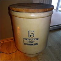 Perfection Sanitary 15 Gallon Self Draining Jar